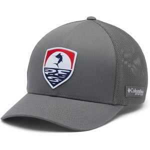 Columbia Unisex Adult PFG Icon Mesh Ball Cap(Titanium II/Marlin Jumping)