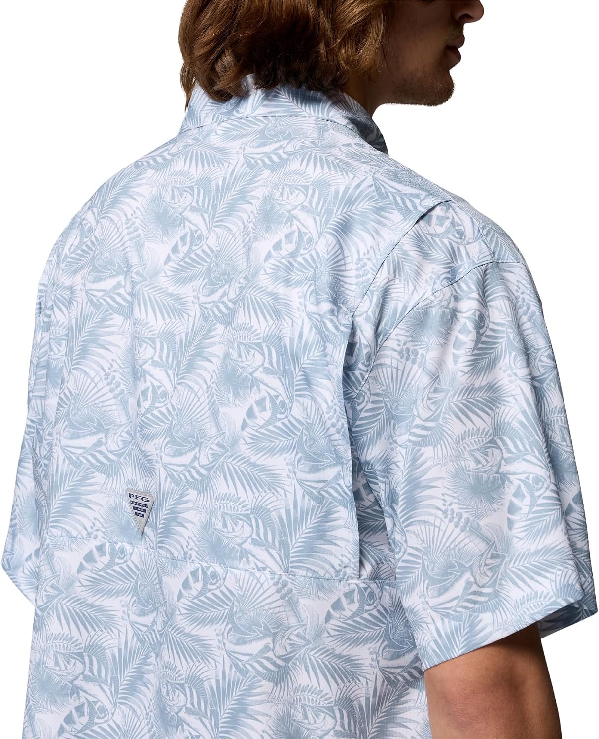 image:imageColumbia Mens PFG Super Tamiami Short Sleeve ShirtDockside Blue Roosters
