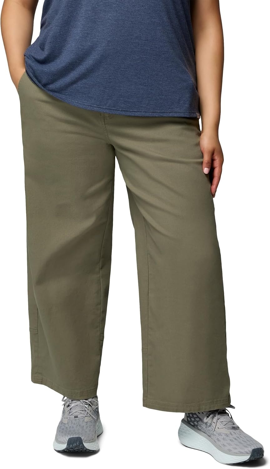image:imageColumbia Womens ROC Straight Leg Pant Stone Green 2 Regular