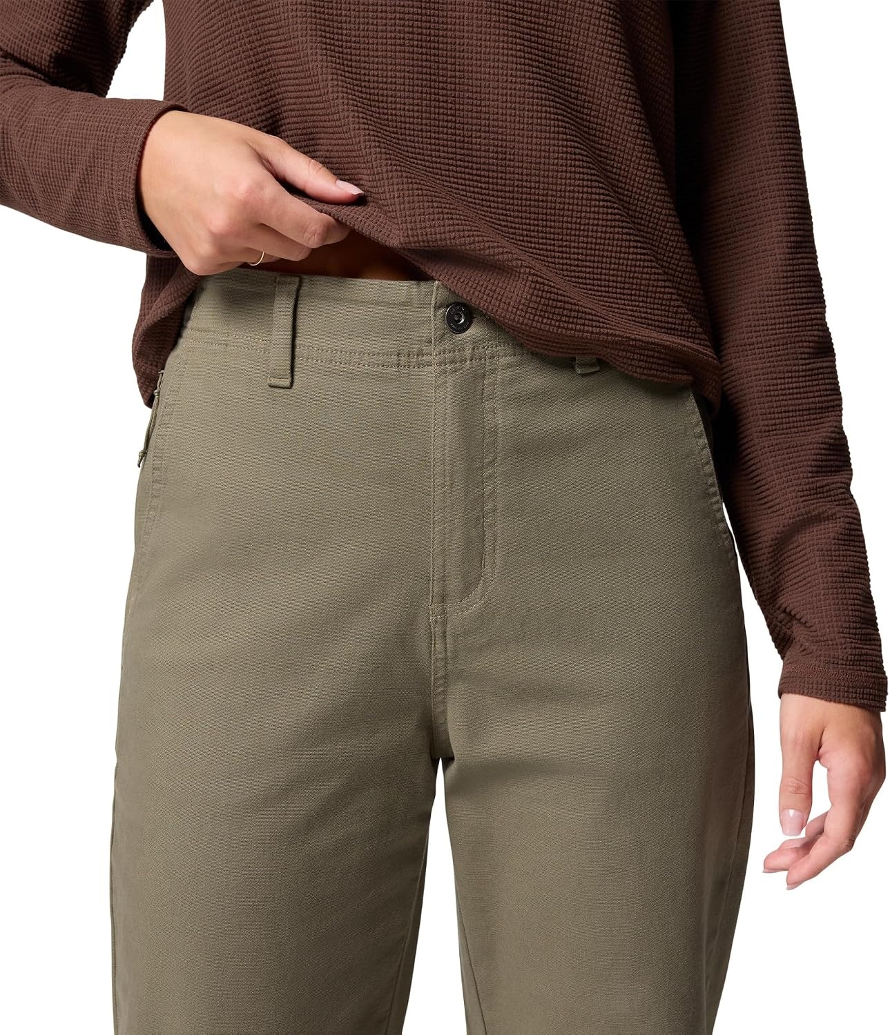 image:imageColumbia Womens ROC Straight Leg Pant Stone Green 2 Regular