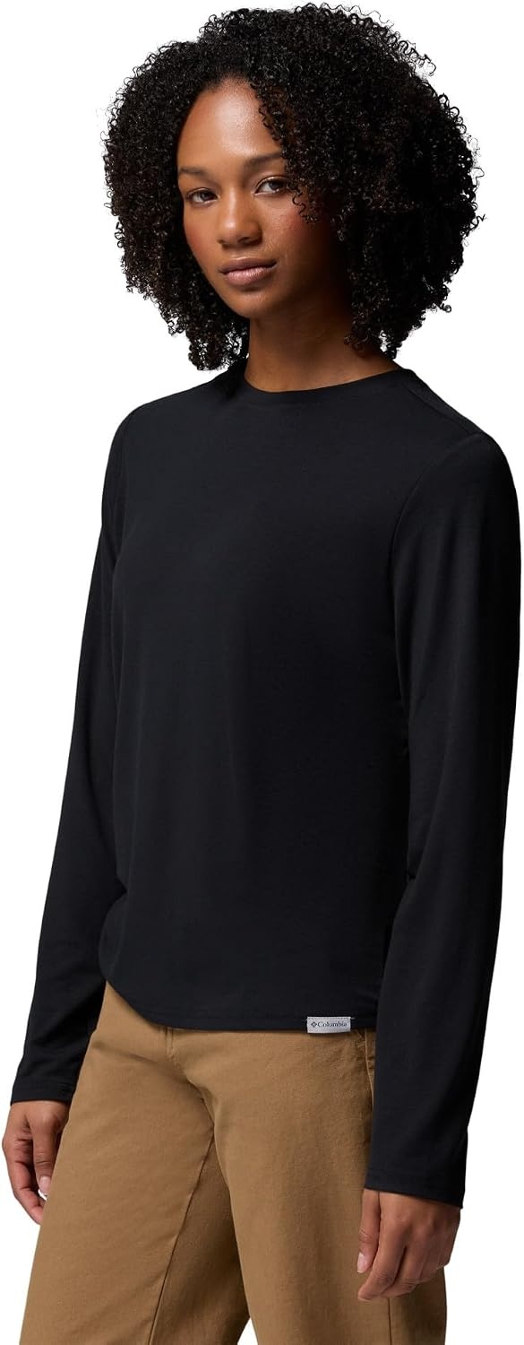 image:imageColumbia Womens Soft Stretch Long Sleeve TeeBlack