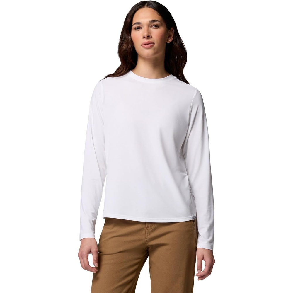image:imageColumbia Womens Soft Stretch Long Sleeve TeeWhite