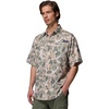 Columbia Mens PFG Super Tamiami Short Sleeve Shirt(Dark Stone Deltawood)