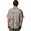 Columbia Mens PFG Super Tamiami Short Sleeve Shirt(Dark Stone Deltawood)