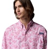 Columbia Mens PFG Super Tamiami Short Sleeve Shirt(Rosette Roosters)