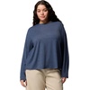 Columbia Women’s Soft Stretch Long Sleeve Tee(Collegiate Navy Heather)