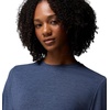 Columbia Women’s Soft Stretch Long Sleeve Tee(Collegiate Navy Heather)