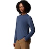 Columbia Women’s Soft Stretch Long Sleeve Tee(Collegiate Navy Heather)