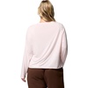 Columbia Women’s Soft Stretch Long Sleeve Tee(Powder Pink Heather)