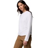Columbia Women’s Soft Stretch Long Sleeve Tee(White)