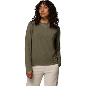 Columbia Women’s Soft Stretch Long Sleeve Tee(Stone Green Heather)