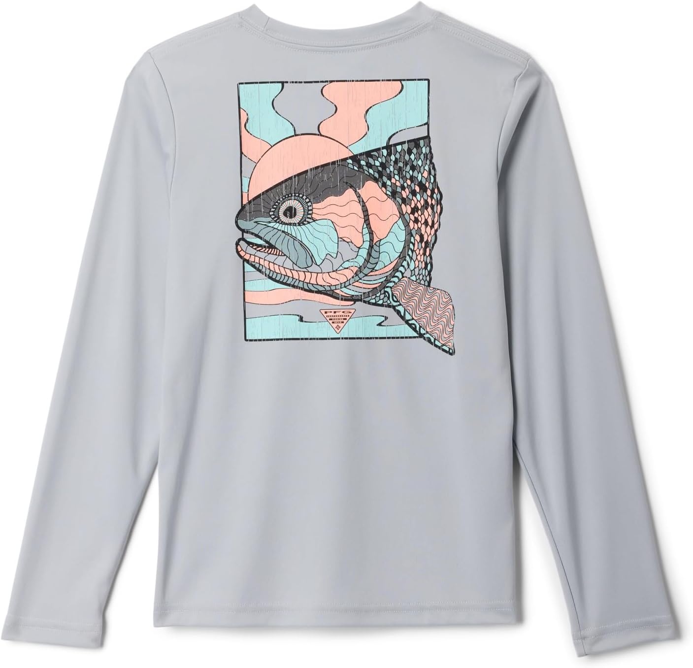 image:imageColumbia Boys Terminal Tackle PFG Fish Shine Long SleeveCool GreyTrout Shine