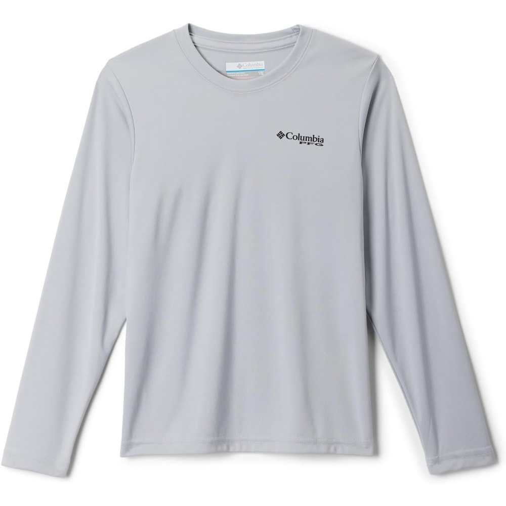 image:imageColumbia Boys Terminal Tackle PFG Fish Shine Long SleeveCool GreyTrout Shine