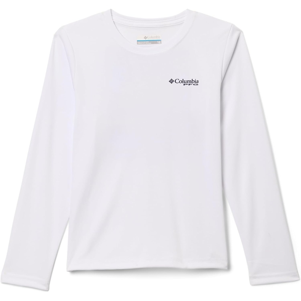 image:imageColumbia Boys Terminal Tackle PFG Fish Shine Long SleeveWhite