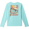 Columbia Boys’ Terminal Tackle PFG Fish Shine Long Sleeve(Gulf Stream/Tarpon Rise)