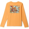 Columbia Boys’ Terminal Tackle PFG Fish Shine Long Sleeve(Summer Orange/Redfish Rise)