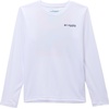 Columbia Boys’ Terminal Tackle PFG Fish Shine Long Sleeve(White/Tarpon Rise)