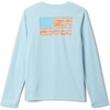 Columbia Boy’s Terminal Tackle PFG™ Fish Flag Long Sleeve (Little Kids/Big Kids)(Marine Light Graphic)