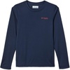 Columbia Boy’s Terminal Tackle PFG™ Fish Flag Long Sleeve (Little Kids/Big Kids)(Collegiate Navy/Red Spark)