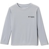Columbia Boy’s Terminal Tackle PFG™ Fish Flag Long Sleeve (Little Kids/Big Kids)(Cool Grey Graphic)
