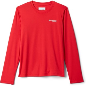 Columbia Boy’s Terminal Tackle PFG™ Fish Flag Long Sleeve (Little Kids/Big Kids)(Red Spark Graphic)