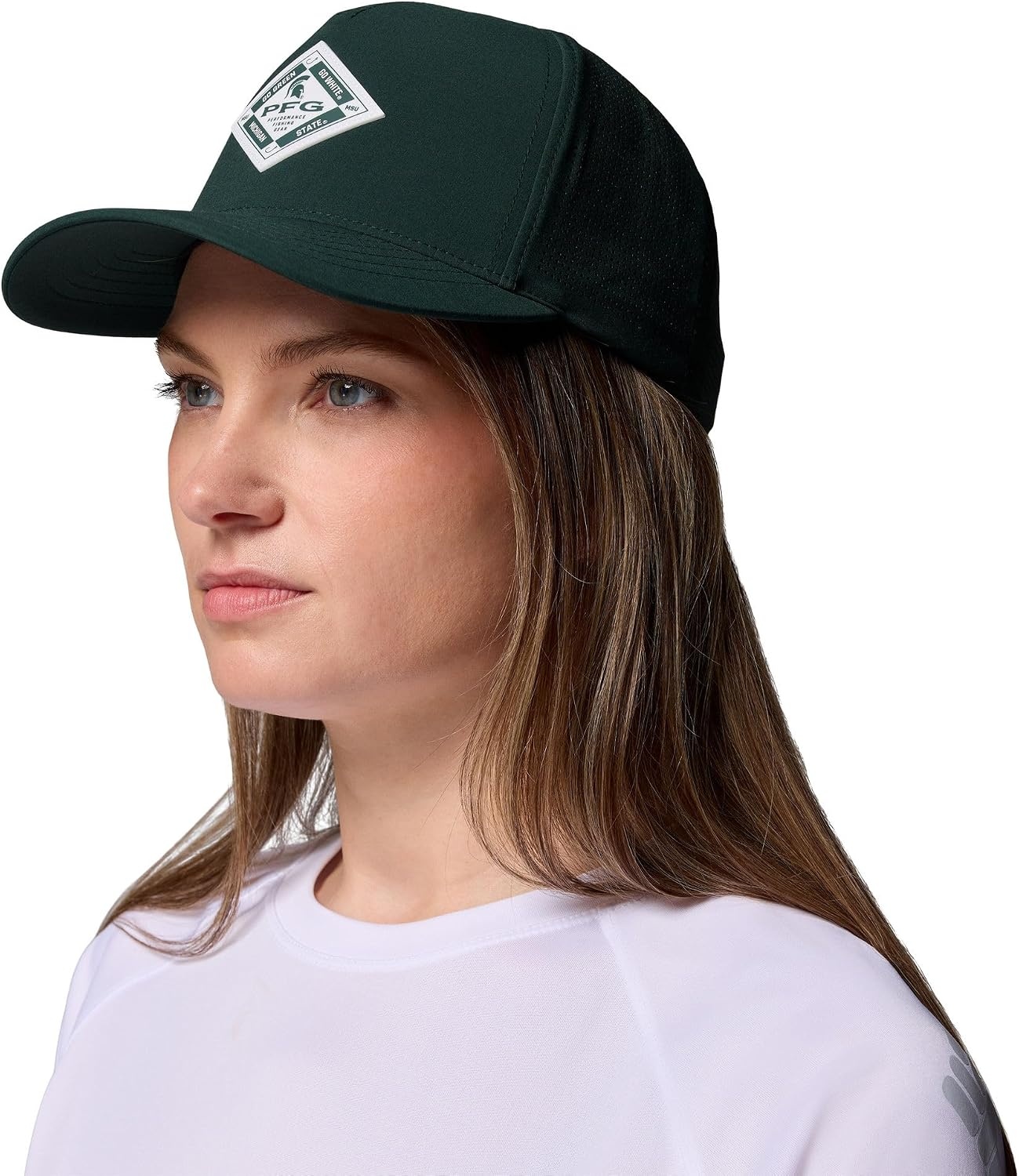 image:imageColumbia Unisex Collegiate PFG Elite 3D Stretch Snap BackMs Spruce