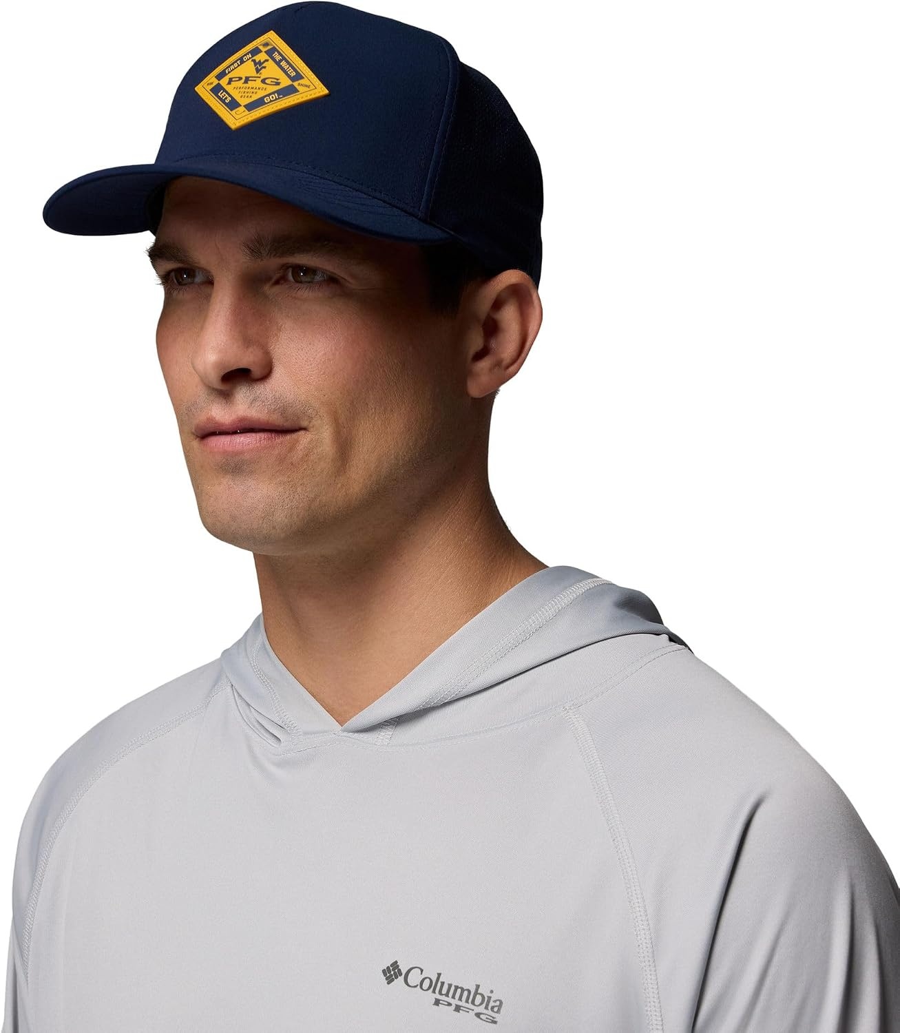 image:imageColumbia Unisex Collegiate PFG Elite 3D Stretch Snap BackWv Collegiate Navy