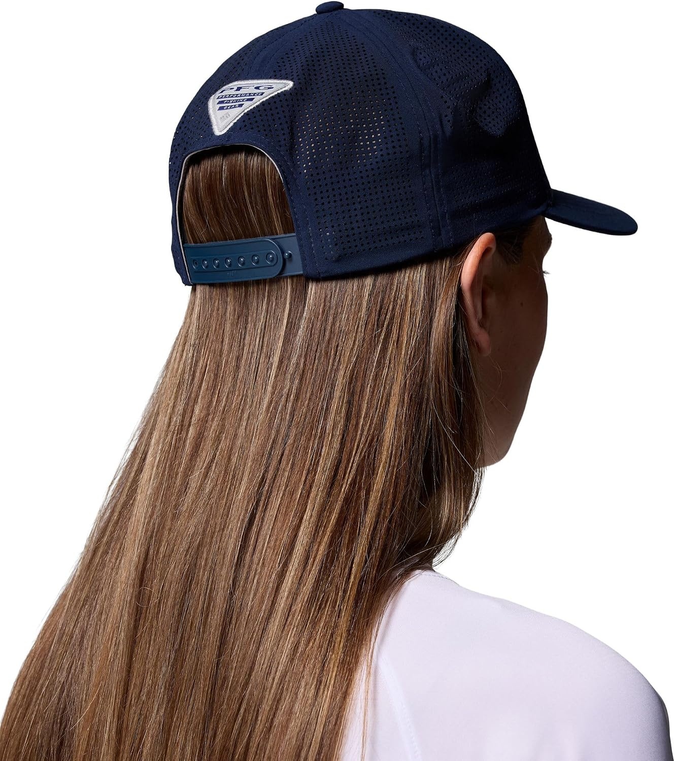 image:imageColumbia Unisex Collegiate PFG Elite 3D Stretch Snap BackWv Collegiate Navy