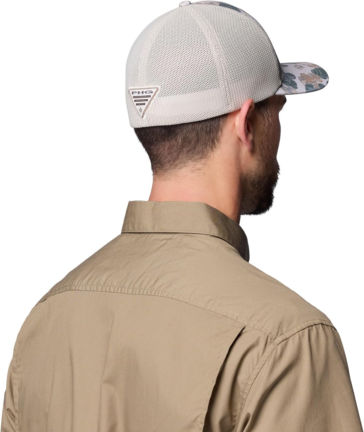 image:imageColumbia Unisex Collegiate PHG Camo Mesh Ball CapLsu Fossil Deltawoods Camo