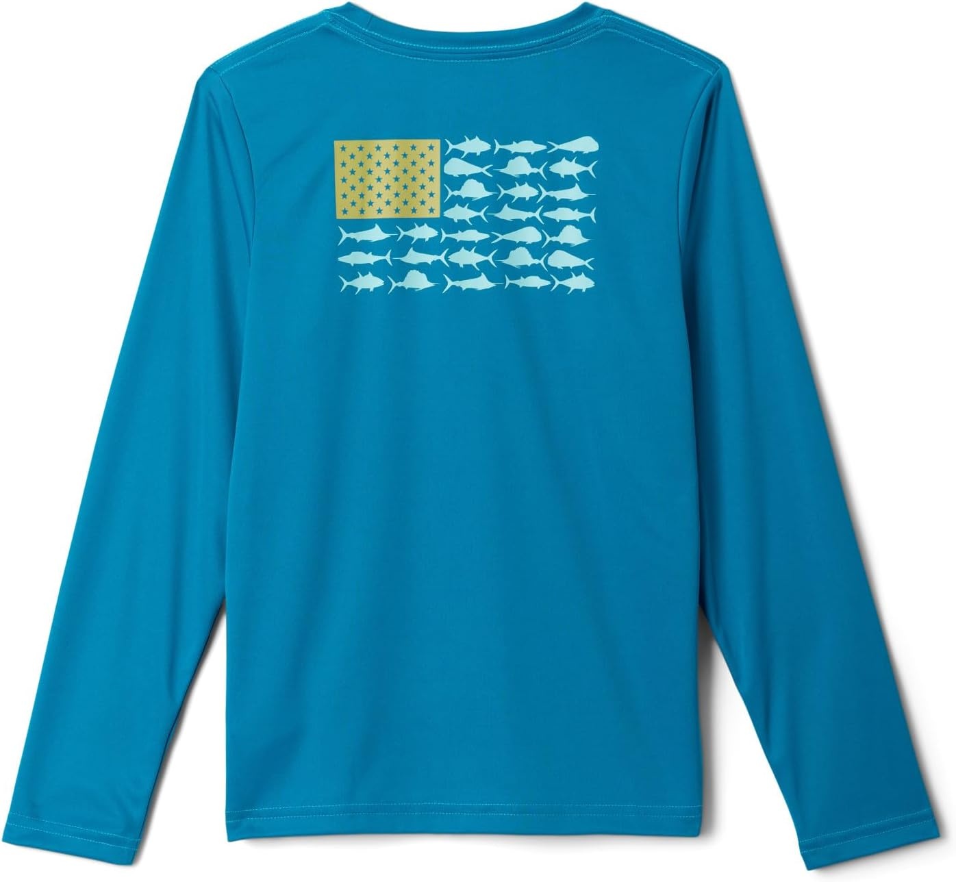 image:imageColumbia Youth Boys PFG Terminal Tackle Fish Flag Long Sleeve ShirtBlue EchoPear Offshore Slam