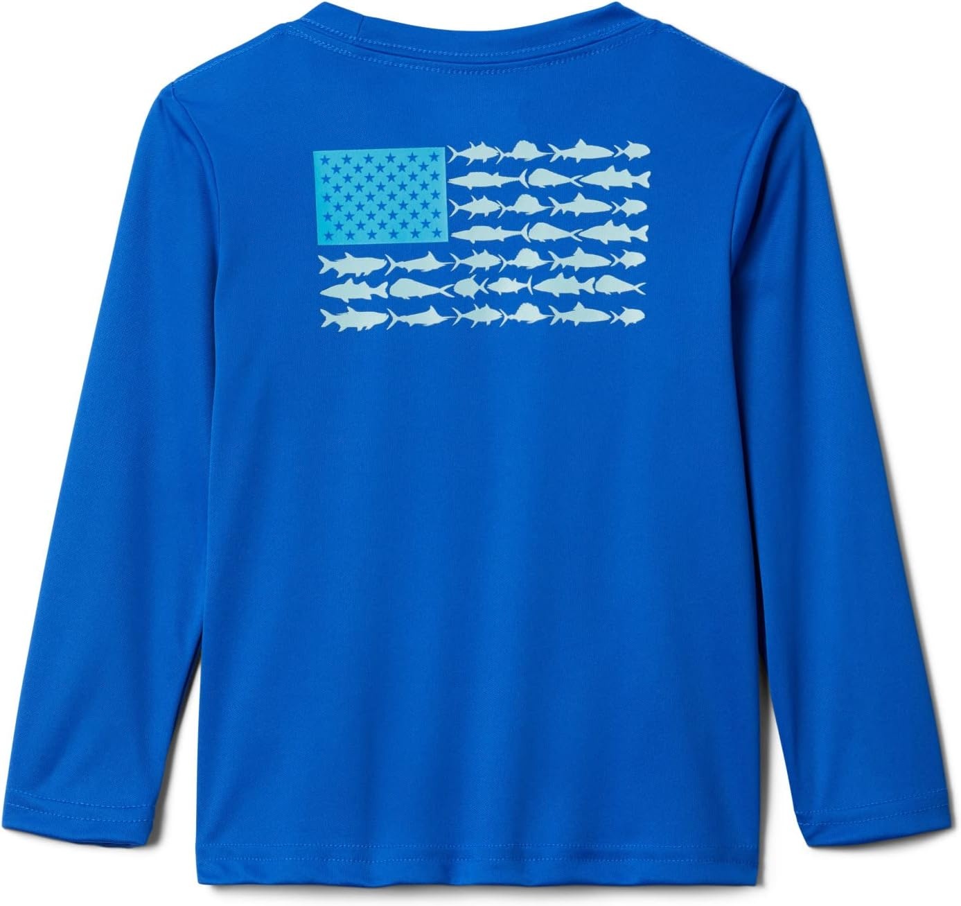 image:imageColumbia Youth Boys PFG Terminal Tackle Fish Flag Long Sleeve ShirtBlue MacawAtoll