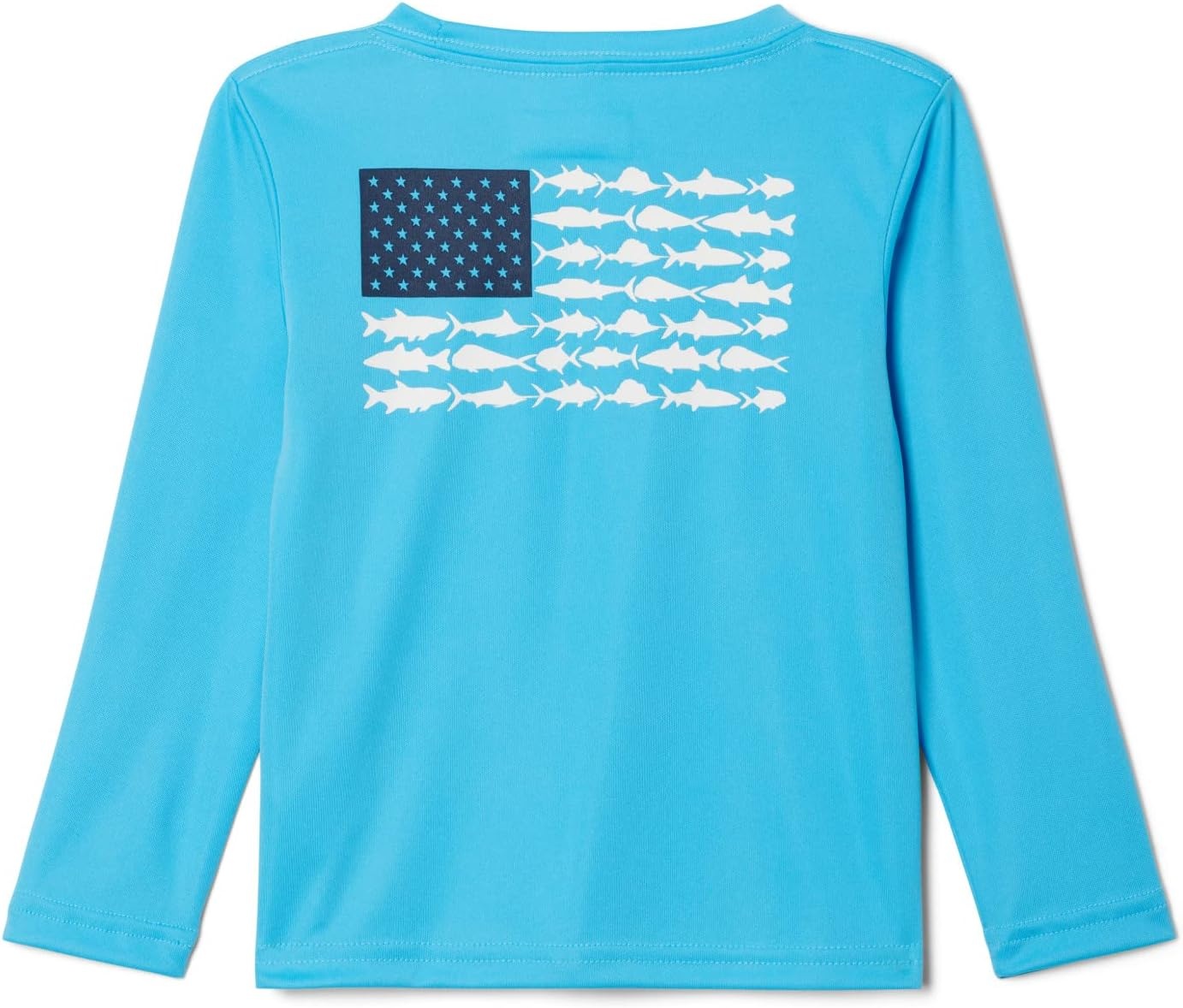 image:imageColumbia Youth Boys PFG Terminal Tackle Fish Flag Long Sleeve ShirtRiptideWhite
