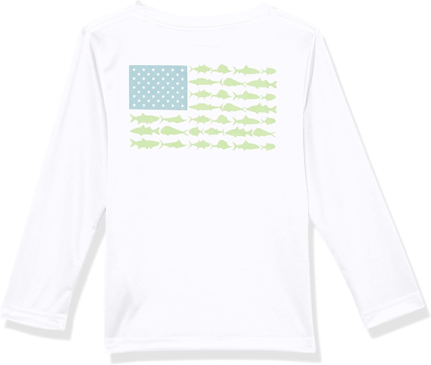 image:imageColumbia Youth Boys PFG Terminal Tackle Fish Flag Long Sleeve ShirtWhiteKey West