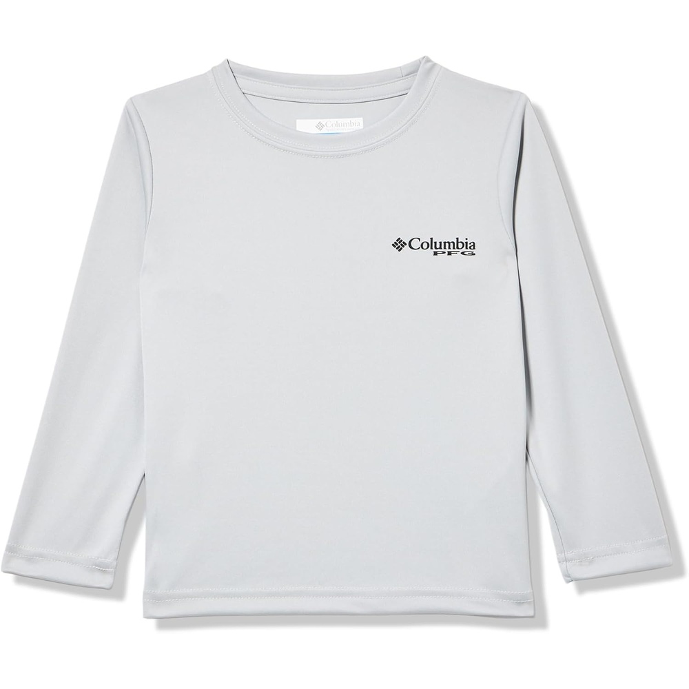 image:imageColumbia Baby Boys Terminal Tackle PFG Fish Flag Long SleeveCool Grey Graphic
