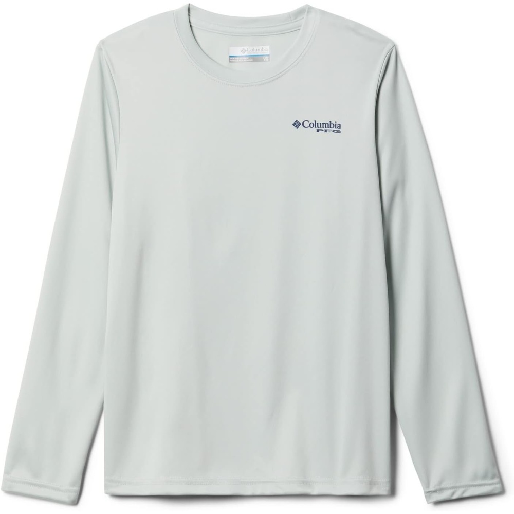 image:imageColumbia Youth Boys PFG Terminal Tackle Fish Flag Long Sleeve ShirtCool GreenCarbon