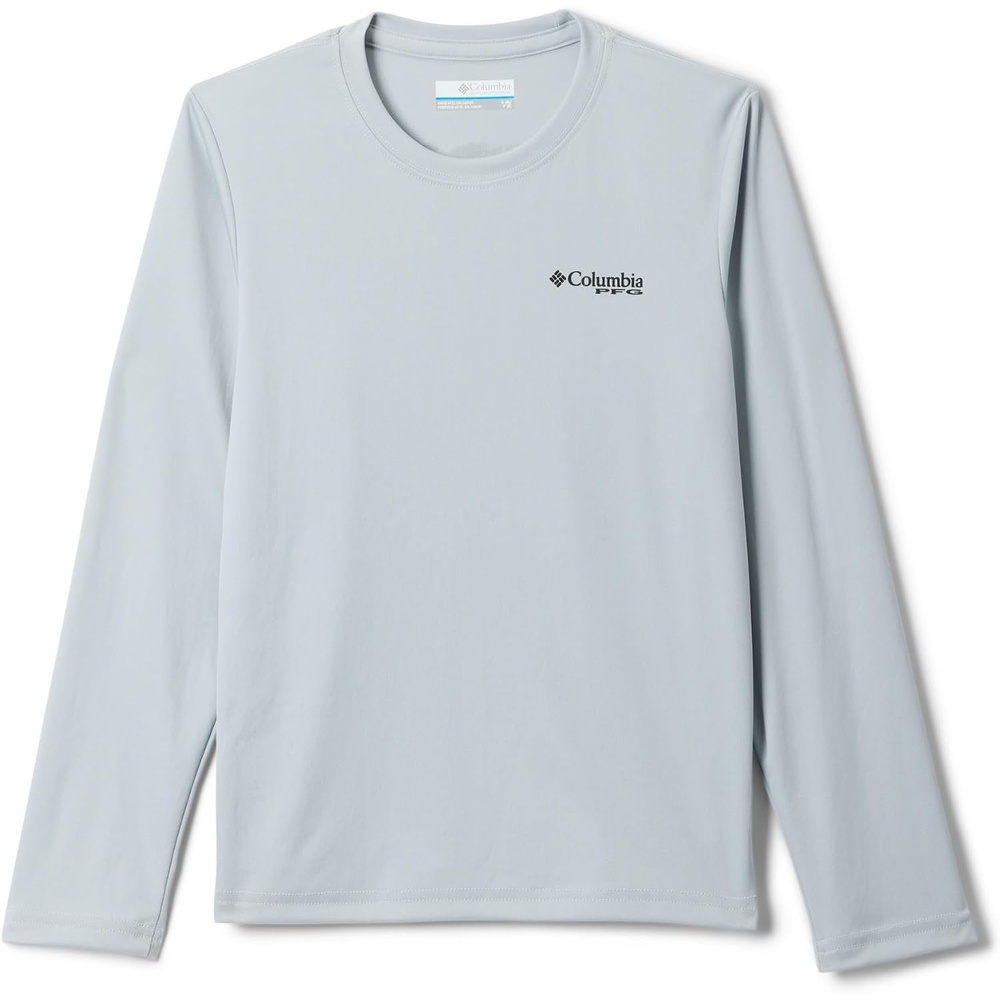 image:imageColumbia Youth Boys PFG Terminal Tackle Fish Flag Long Sleeve ShirtCool Grey Graphic