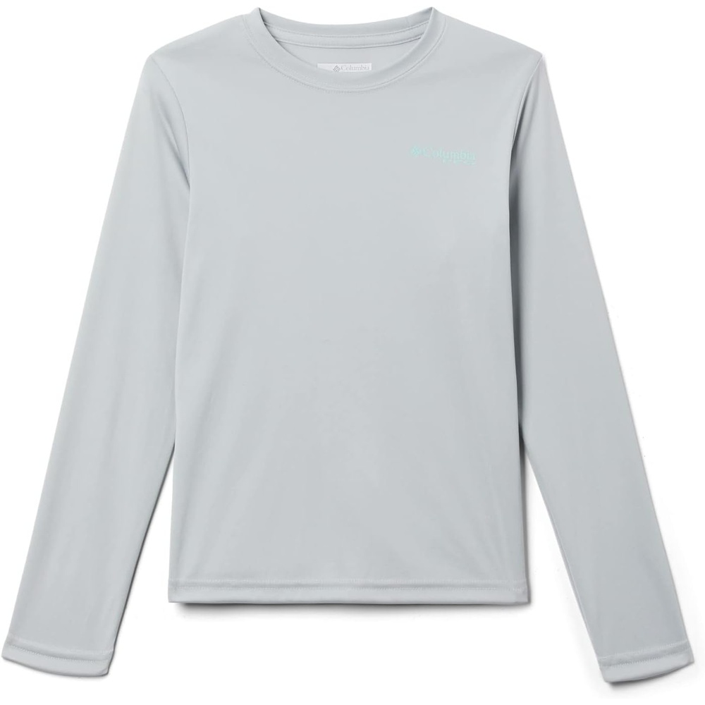 image:imageColumbia Youth Boys PFG Terminal Tackle Fish Flag Long Sleeve ShirtCool GreyGulf Stream