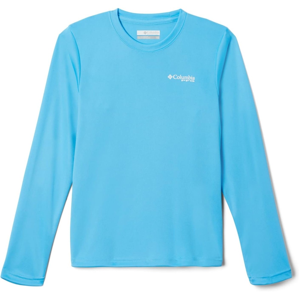 image:imageColumbia Youth Boys PFG Terminal Tackle Fish Flag Long Sleeve ShirtRiptideWhite