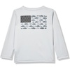 Columbia Baby Boys’ Terminal Tackle PFG Fish Flag Long Sleeve(Cool Grey Graphic)