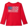 Columbia Baby Boys’ Terminal Tackle PFG Fish Flag Long Sleeve(Red Spark Graphic)