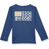Columbia Youth Boys PFG Terminal Tackle Fish Flag Long Sleeve Shirt(Carbon/White)