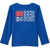 Columbia Youth Boys PFG Terminal Tackle Fish Flag Long Sleeve Shirt(Vivid Blue Graphic)