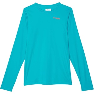 Columbia Youth Boys PFG Terminal Tackle Fish Flag Long Sleeve Shirt(Ocean Teal/Cool Green)