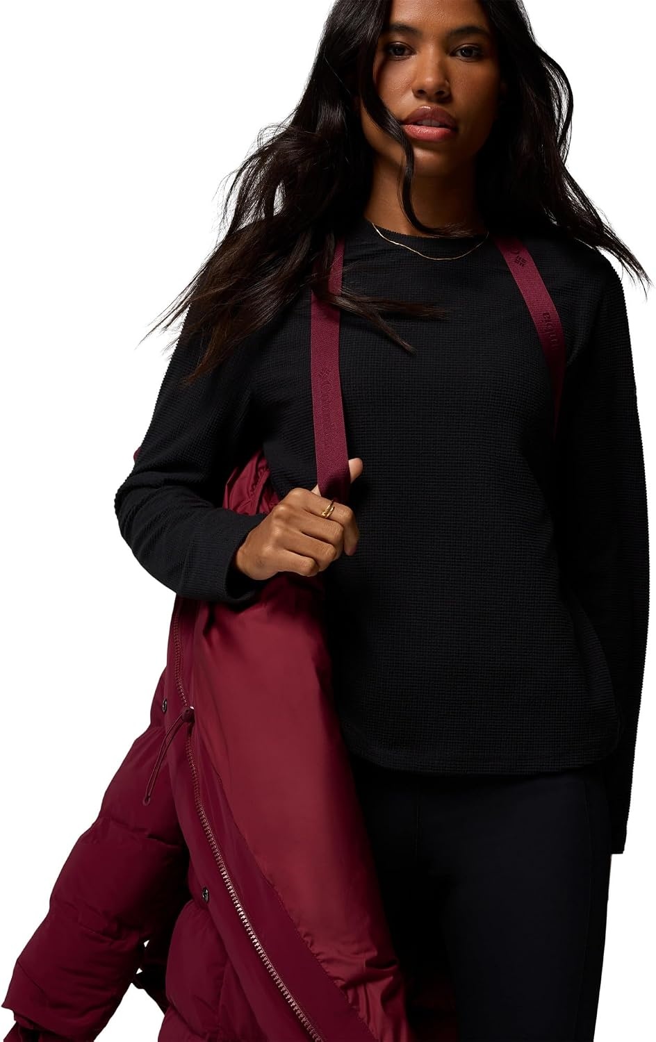 image:imageColumbia Amaze Puff Long Hooded JacketRich Wine