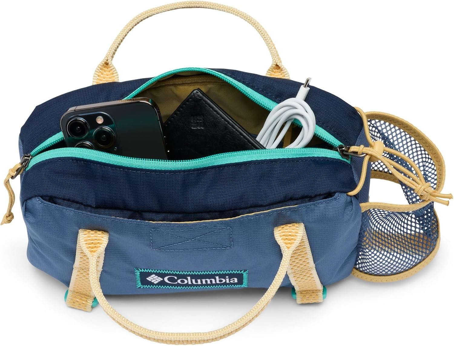 image:imageColumbia Unisex Echo Mountain Hip PackDark MountainColl NavySand Dune