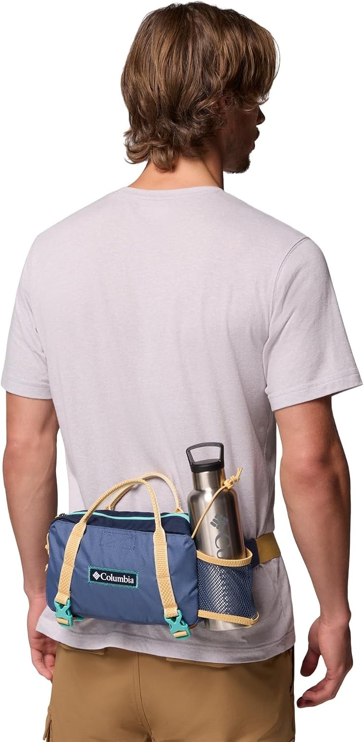 image:imageColumbia Unisex Echo Mountain Hip PackDark MountainColl NavySand Dune