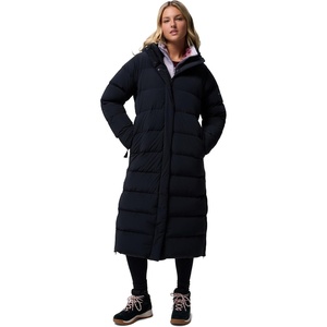 Columbia Amaze Puff Long Hooded Jacket(Black)