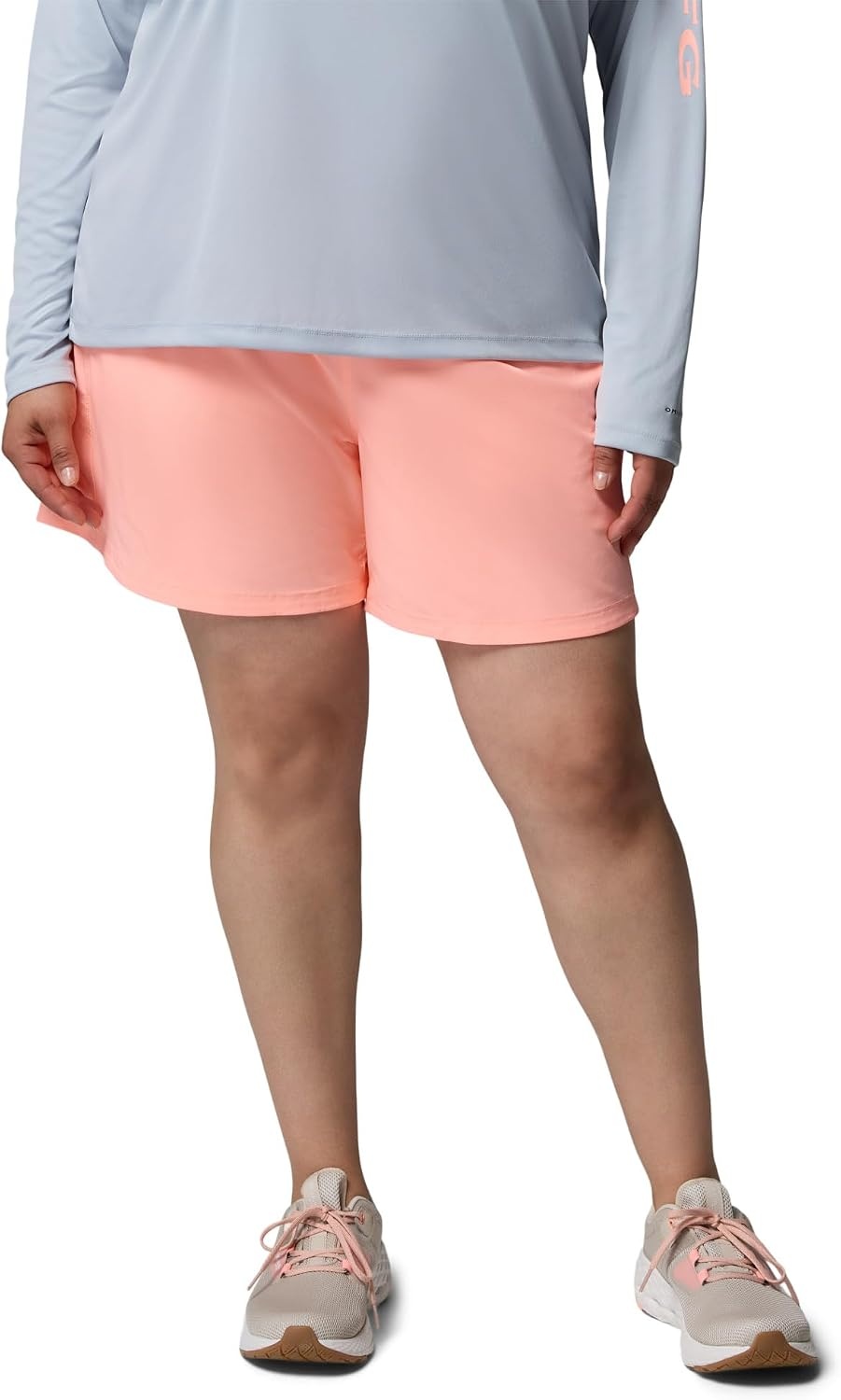 image:imageColumbia Womens PFG Castback ShortTiki PinkCirrus Grey