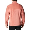 Columbia mens Steens Mountain Half Zip(Dark Coral)
