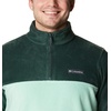 Columbia mens Steens Mountain Half Zip(Spruce/Kelp)